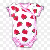 婴儿和幼童一件圆点睡衣袖子粉红色m-连衣裙