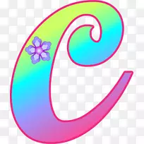字母Vic的字体顶部