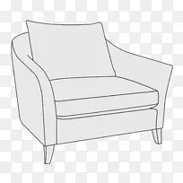 椅子白线花园家具-椅子