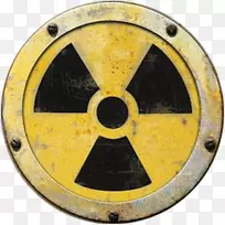 危险符号辐射放射性衰变符号