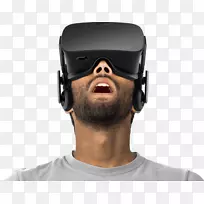 Oculus裂缝虚拟现实耳机三星设备vr htc vive PlayStation vr-耳机