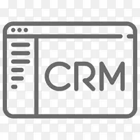 客户关系管理计算机图标合作伙伴关系管理销售人员管理系统-业务