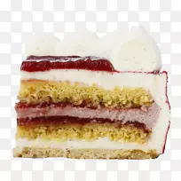 海绵蛋糕奶油薄饼水果蛋糕
