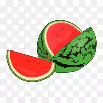 西瓜拉食水果西瓜
