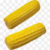 玉米粒上的玉米商品玉米-豆荚玉米