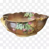 陶瓷碗花盆-创意手绘珠宝