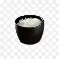 白米煮熟米糠餐具-米饭