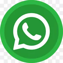 社交媒体电脑图标WhatsApp按钮-社交媒体