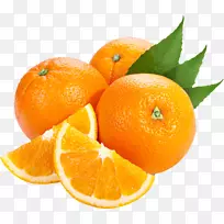 橙汁水果剪贴画-橘子
