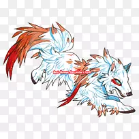 犬科龙狗卡通-龙