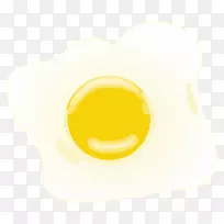 鸡蛋电脑图标剪辑艺术-牛眼圈