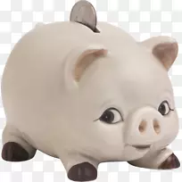 家猪储蓄罐电脑图标剪贴画猪