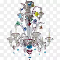 吊灯a‘rezzonico Murano玻璃灯具-玻璃