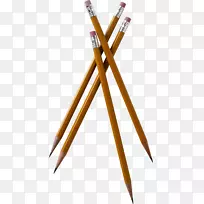 铅笔文具夹艺术-铅笔