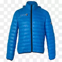 外套罩蓝色帕尔卡极地羊毛夹克