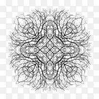 分形艺术缺陷艺术分形树指数对称性-分形几何学