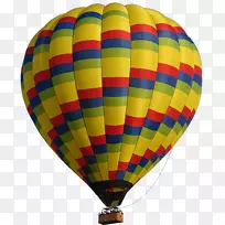 山谷上的热气球飞行气球展示-气球
