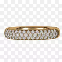 结婚戒指克拉钻石金戒指