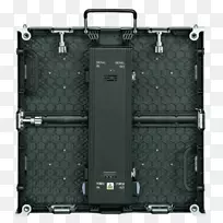 金属电子乐器手提箱黑色m型行李箱