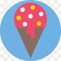冰淇淋锥电脑图标剪贴画-冰淇淋圣代免费下载