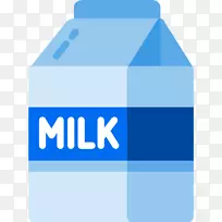 牛奶早餐电脑图标食品瓶-牛奶