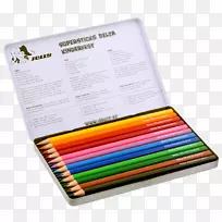 彩色铅笔书写工具着色书-铅笔