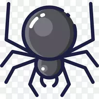蜘蛛网爬虫计算机图标-蜘蛛