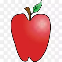 苹果卡通剪贴画-苹果