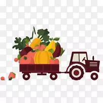 农贸市场农业有机农业-拖拉机