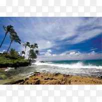 普林斯维尔·卡帕，夏威夷世界标志，瓦胡岛海岸-海滩
