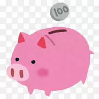 储蓄罐，国内猪存款账户硬币，日元-硬币