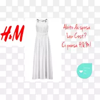 结婚礼服H&M伴娘-礼服