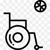 残奥会运动电脑图标-轮椅