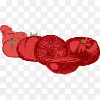 塔科番茄酱蔬菜剪贴画-番茄
