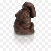 黑猩猩猴雕像-猴子