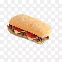 火腿和奶酪三明治早餐三明治潜艇三明治芝士汉堡bocadillo火腿