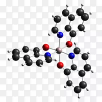 三(8-羟基喹啉)铝-8-羟基喹啉配合物分子-铝