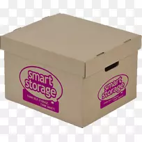 箱式纸箱包装和标签包裹运输箱