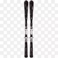 滑雪板几何图形滑雪板雕刻成旋转滑雪板