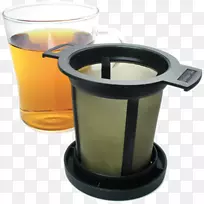 茶叶过滤器、啤酒、谷物和麦芽、篮子、水壶.茶