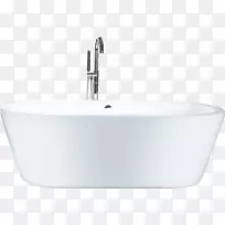 浴缸曲线抽水浴室腈纶-浴缸