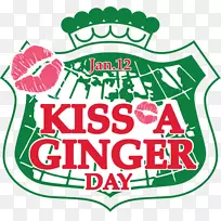 国际接吻日1月12日爱红发吻