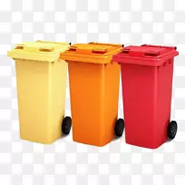 垃圾桶和废纸篮多式联运集装箱盖-容器