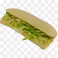 卡巴塔三明治快餐火腿