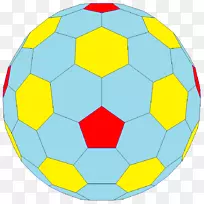 截断对称截断二十面体几何四面体立方体