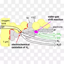 固体氧化物燃料电池部分氧化