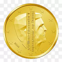荷兰欧元硬币1美分欧元硬币5美分欧元硬币