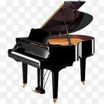 雅马哈公司无声钢琴迪斯克拉维尔大钢琴-钢琴
