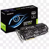 显卡和视频适配器MSI GTX 970游戏100 me英伟达精视GTX GeForce GDDR 5 SDRAM-计算机