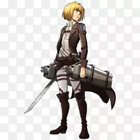 Armin arlert Mikasa Ackerman Eren Yeager a.o.t.：自由之翼攻击泰坦-人